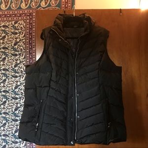 Eddie Bauer Black Puffy Vest